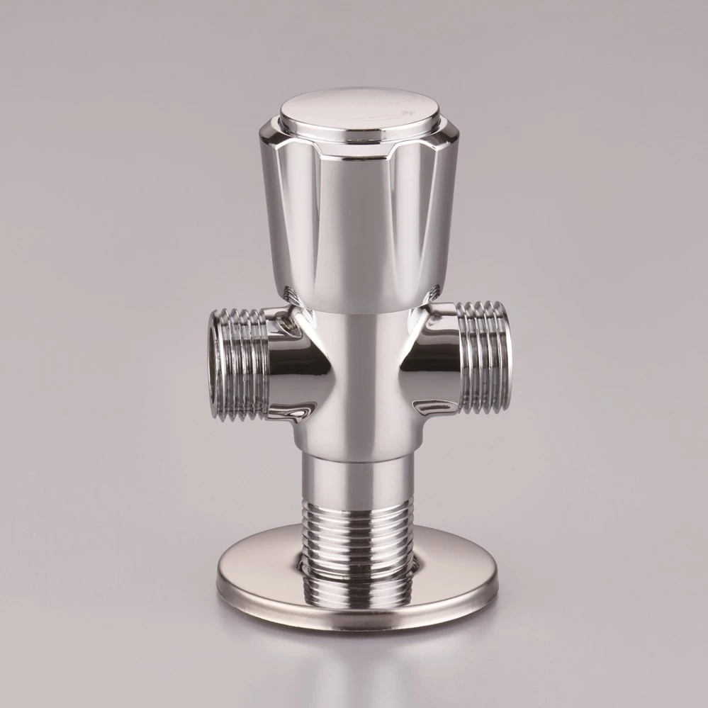 237-22 Chrome Plated Right Angle Triangle Manual Water Ceramic Cartridge Ball Valve PTFE Sealing Fitting Medium Temperature Effective 237-22 Chrome Plated Right Angle Triangle Manual Water Ceramic Cartridge Ball Valve PTFE Sealing Fitting Medium Temperature Effective
